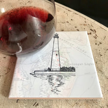 Load image into Gallery viewer, New Jersey Lighthouse Coaster Set
