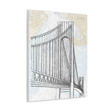 Load image into Gallery viewer, Verazzano-Narrows Bridge Canvas