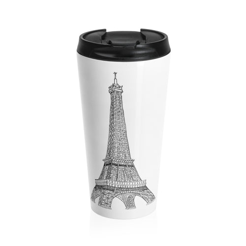 Eiffel Tower - Stainless Steel Travel Mug