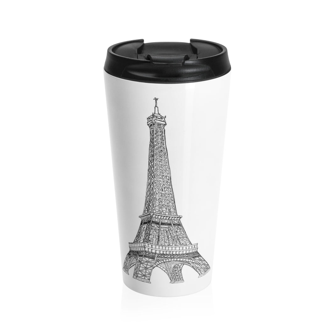 Eiffel Tower - Stainless Steel Travel Mug