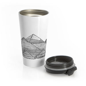 Pyramids - Stainless Steel Travel Mug