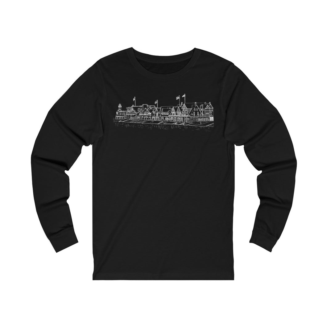 Boathouse Row-Unisex Jersey Long Sleeve Tee