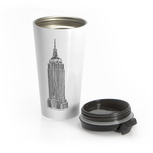 Empire State Building - Stainless Steel Travel Mug