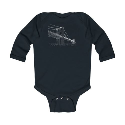 Brooklyn Bridge - Infant Long Sleeve Bodysuit