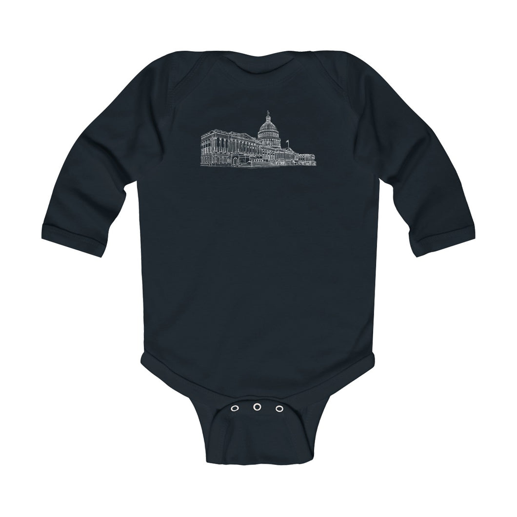 United States Capitol - Infant Long Sleeve Bodysuit