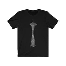 Load image into Gallery viewer, Space Needle - Unisex Jersey Short Sleeve Tee