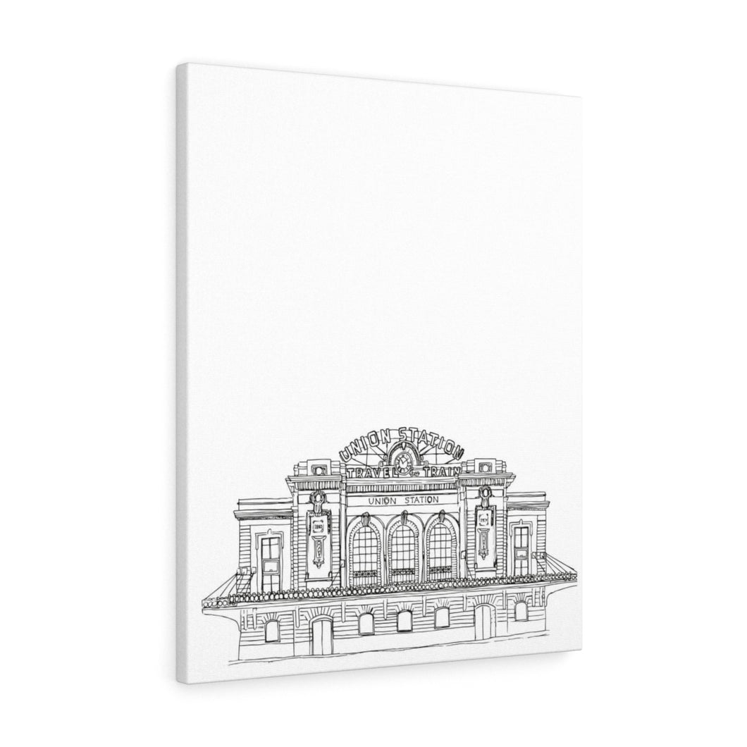 Union Station Denver-Canvas Gallery Wraps