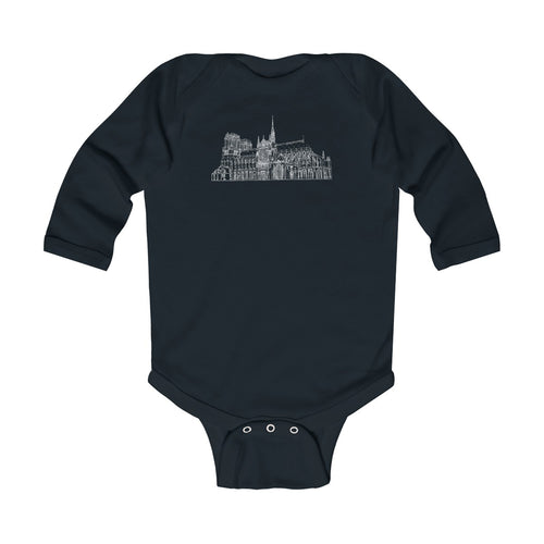 Notre Dame Cathedral - Infant Long Sleeve Bodysuit