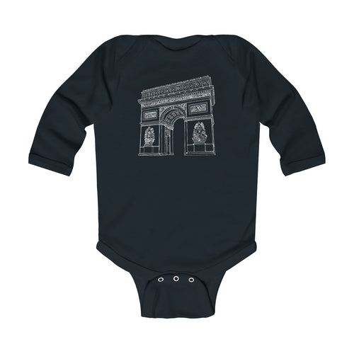 Arc de Triomphe - Infant Long Sleeve Bodysuit