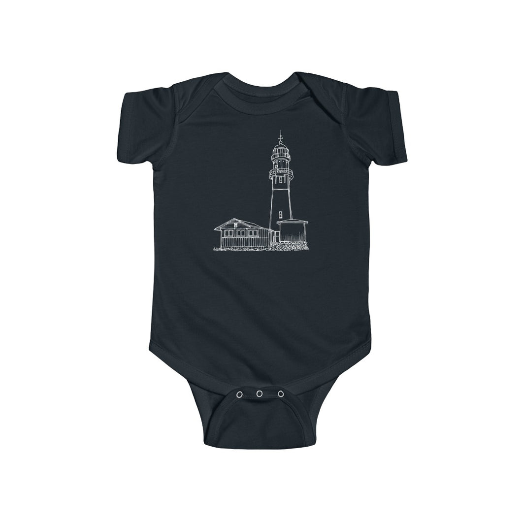 Diamond Head Lighthouse - Infant Fine Jersey Bodysuit