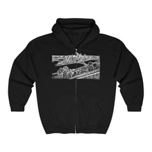 Load image into Gallery viewer, Pittsburgh Skyline - Unisex Heavy Blend™ Full Zip Hooded Sweatshirt