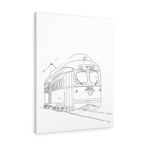 Trolley-Canvas Gallery Wraps