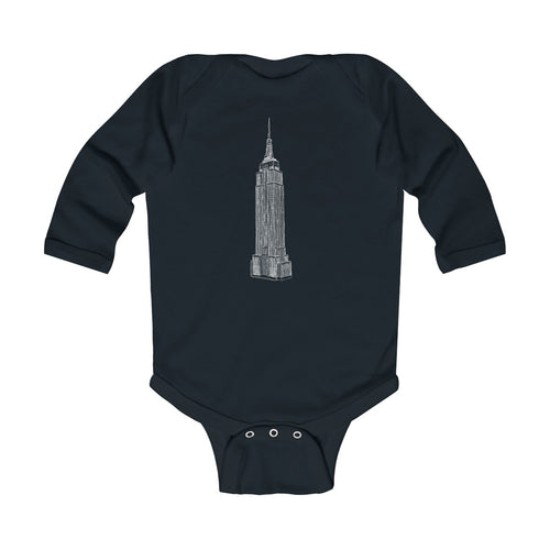 Empire State Building - Infant Long Sleeve Bodysuit