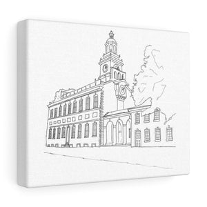 Independence Hall-Canvas Gallery Wraps