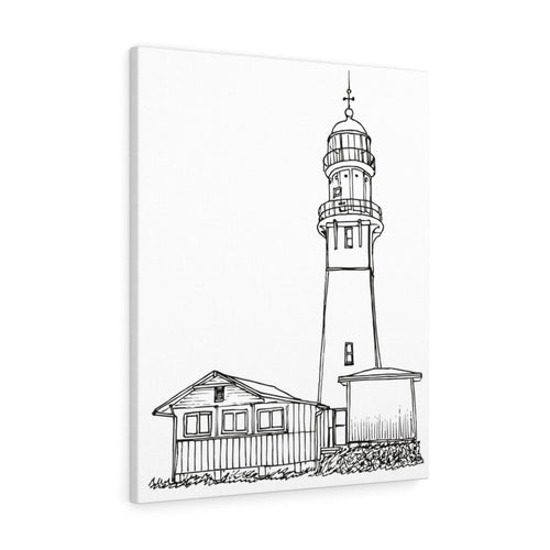 Diamond Head Lighthouse-Canvas Gallery Wraps