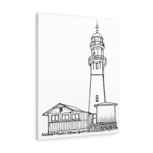 Diamond Head Lighthouse-Canvas Gallery Wraps