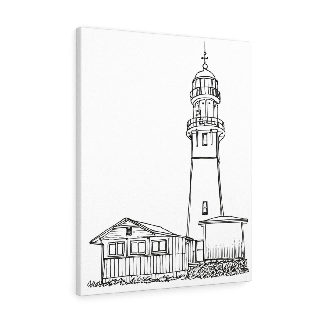 Diamond Head Lighthouse-Canvas Gallery Wraps