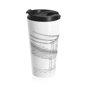 Brooklyn Bridge - Stainless Steel Travel Mug
