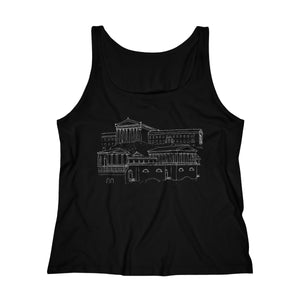 Art Museum & Water Works - Women's Relaxed Jersey Tank Top