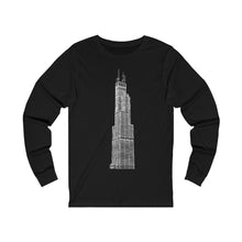 Load image into Gallery viewer, Willis Tower - Unisex Jersey Long Sleeve Tee
