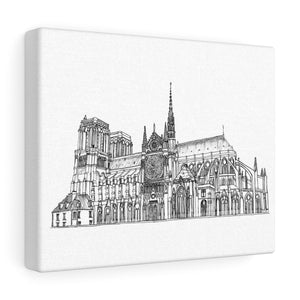 Notre Dame Paris-Canvas Gallery Wraps