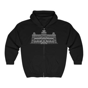 Iolani Palace - Unisex Heavy Blend™ Full Zip Hooded Sweatshirt