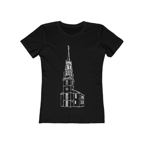 Old North Church - Women's The Boyfriend Tee