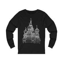 Load image into Gallery viewer, St. Basil&#39;s Cathedral-Unisex Jersey Long Sleeve Tee