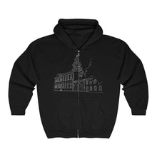 Load image into Gallery viewer, Independence Hall - Unisex Heavy Blend™ Full Zip Hooded Sweatshirt