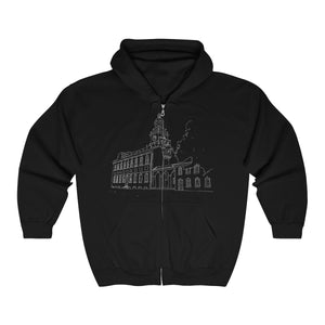 Independence Hall - Unisex Heavy Blend™ Full Zip Hooded Sweatshirt