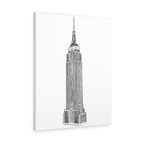 Empire State Building-Canvas Gallery Wraps