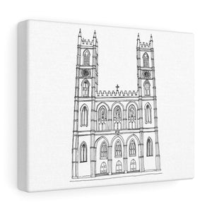 Notre Dame-Basilica-Canvas Gallery Wraps