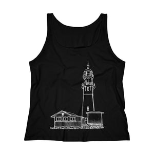 Diamond Head Lighthouse - Women's Relaxed Jersey Tank Top