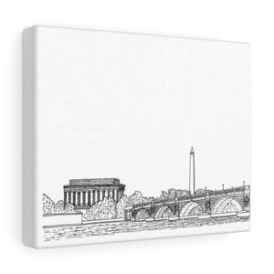 Arlington Memorial Bridge-Canvas Gallery Wraps