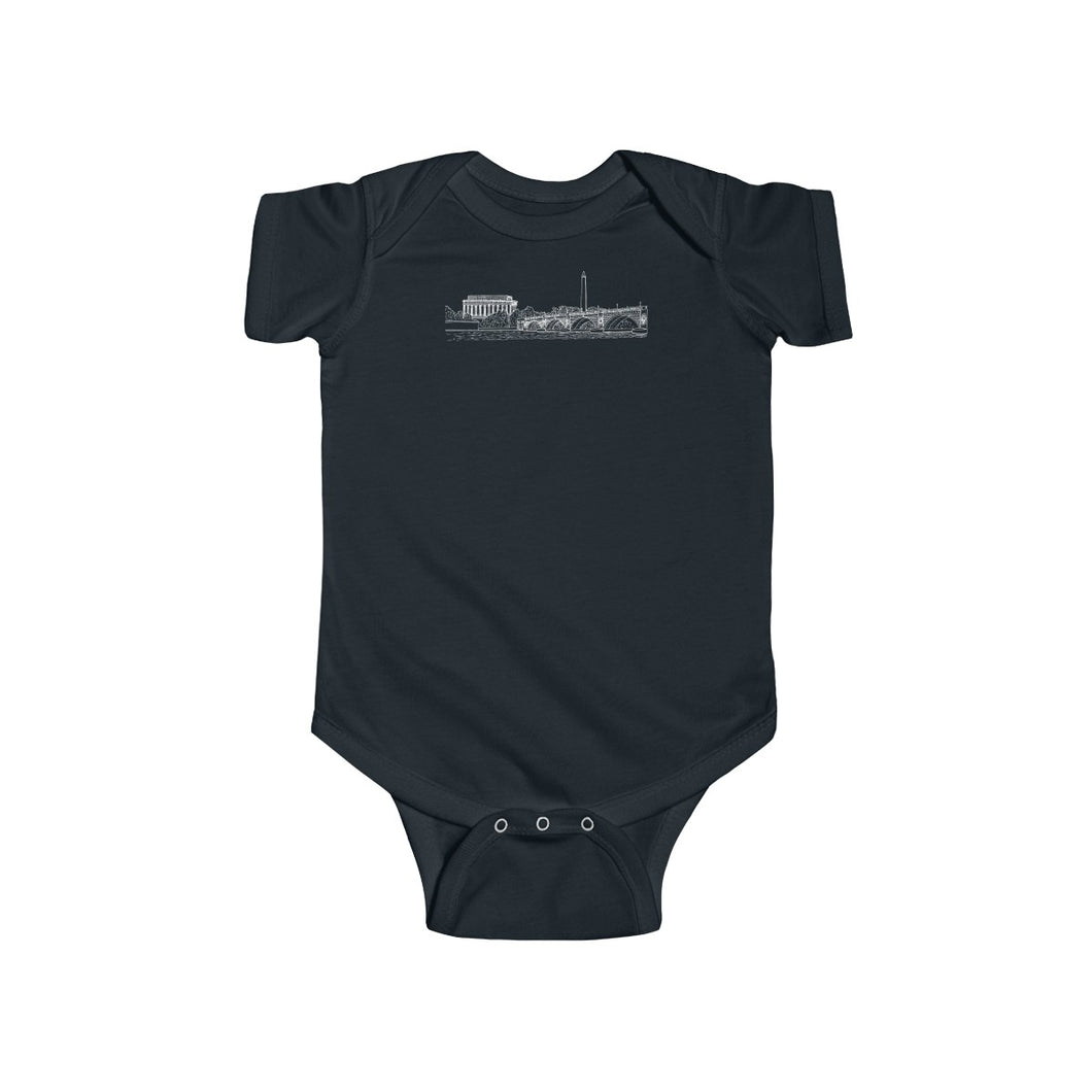 Arlington Memorial Bridge - Infant Fine Jersey Bodysuit