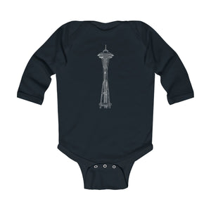 Space Needle - Infant Long Sleeve Bodysuit
