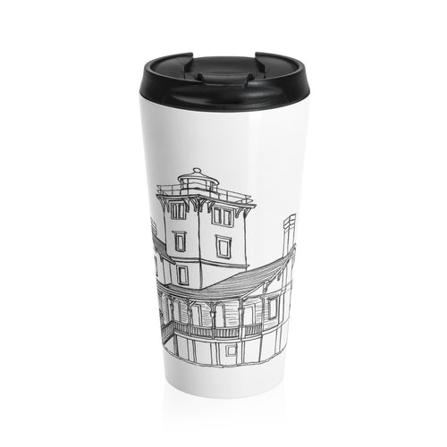 Hereford Inlet Light - Stainless Steel Travel Mug