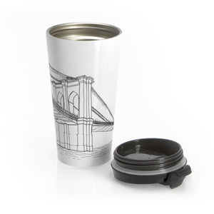 Brooklyn Bridge - Stainless Steel Travel Mug