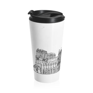 Notre Dame Paris - Stainless Steel Travel Mug