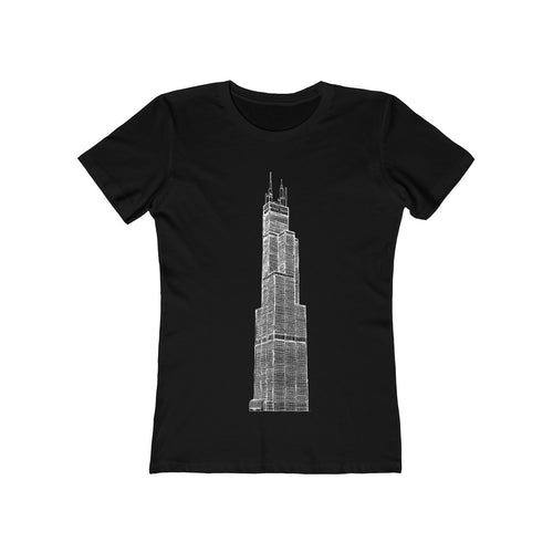 Willis Tower - Women's The Boyfriend Tee