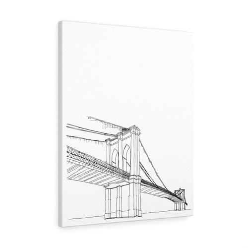 Brooklyn Bridge-Canvas Gallery Wraps