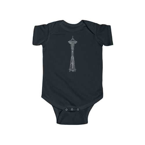 Space Needle - Infant Fine Jersey Bodysuit