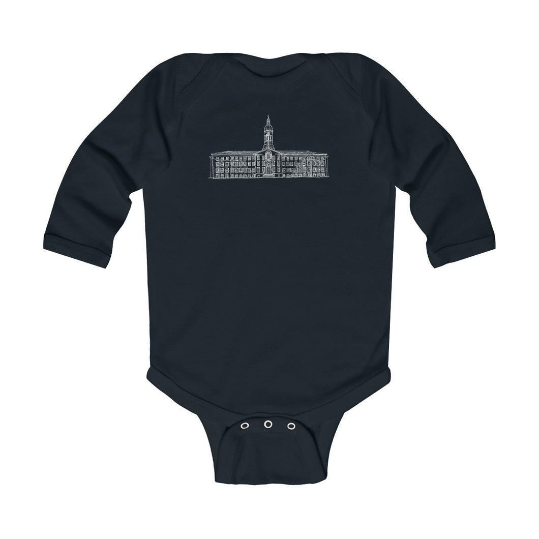 Nassau Hall - Infant Long Sleeve Bodysuit