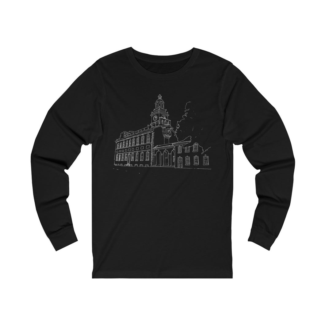 Independence Hall - Unisex Jersey Long Sleeve Tee