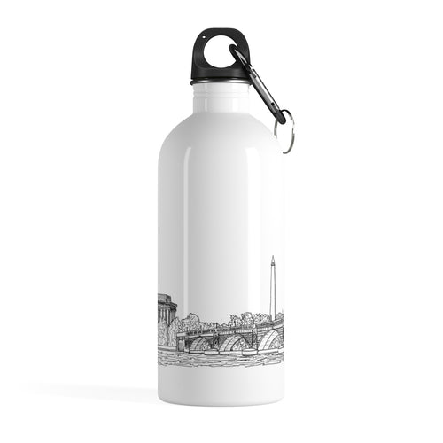 Arlington Memorial Bridge - Stainless Steel Water Bottle