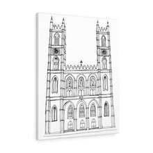 Load image into Gallery viewer, Notre Dame-Basilica-Canvas Gallery Wraps
