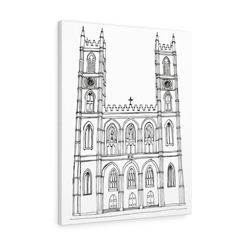 Notre Dame-Basilica-Canvas Gallery Wraps