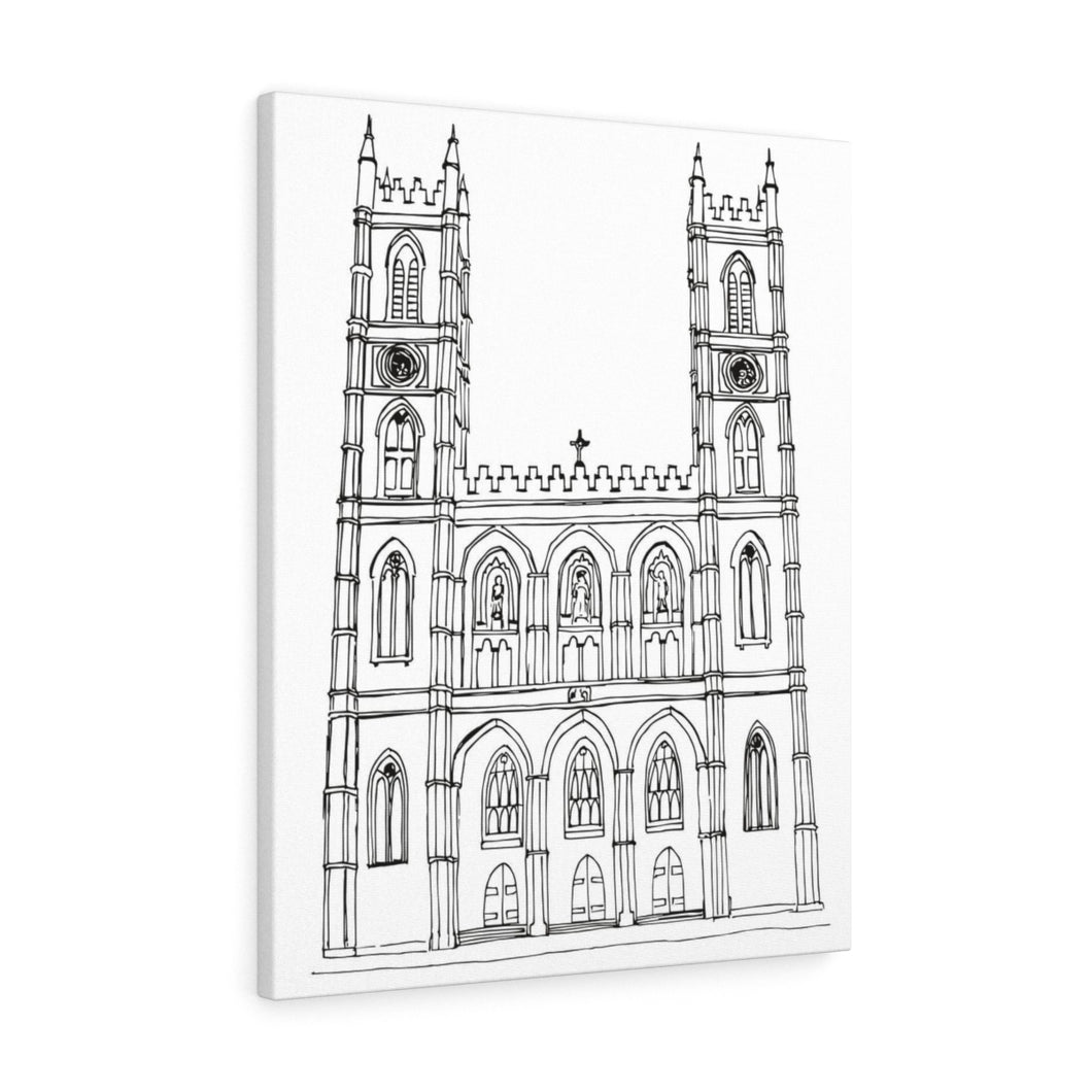 Notre Dame-Basilica-Canvas Gallery Wraps