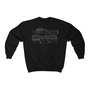 Art Museum & Water Works - Unisex Heavy Blend™ Crewneck Sweatshirt