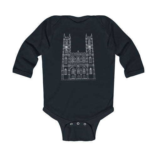Notre-Dame Basilica - Infant Long Sleeve Bodysuit